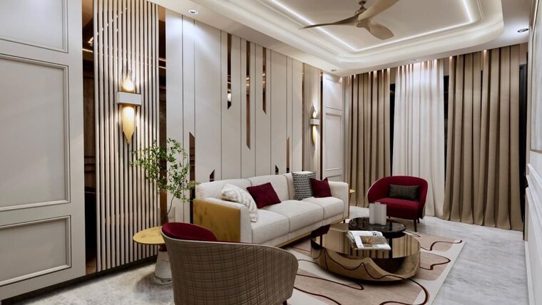 Living Room, bestech-park-view-altura 3.5 Bedroom 2150 Sq.Ft. Apartment In Sector 79 Gurgaon 10668704