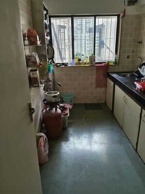 Kitchen in 2 BHK Apartment at K Raheja Vihar, Powai – for Rent