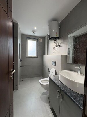 Bathroom in 4 BHK Apartment at Saket – for Rent