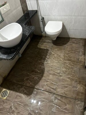 Bathroom in 2 BHK Apartment at Ravinanda Skylights, Wagholi – for Rent