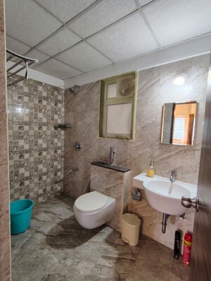 Bathroom in 2 BHK Apartment at Megapolis Symphony, Hinjewadi – for Rent