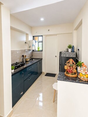 Kitchen in 1 BHK Apartment at Malkani Bon Vivant, Mundhwa – for Rent