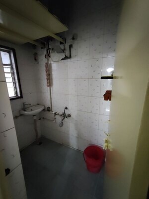 Bathroom in 1 BHK Apartment at Planet Millennium CHS, Pimple Saudagar – for Rent