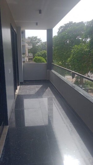Balcony in 3 BHK Builder Floor at Sushant Lok I – for Rent