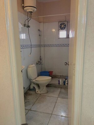 Bathroom in 1 BHK Builder Floor at Greater Kailash – for Rent