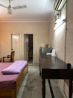 Bedroom in 1 BHK Builder Floor at Greater Kailash – for Rent