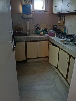 Kitchen in 1 BHK Builder Floor at Greater Kailash – for Rent