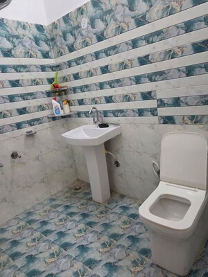 Bathroom in 2 BHK Builder Floor at Aman Vihar – for Rent