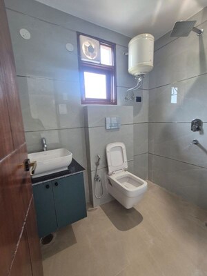 Bathroom in 3 BHK Builder Floor at Chattarpur – for Sale
