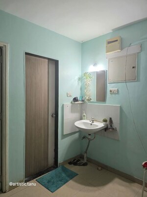 Bathroom in 2 BHK Apartment at Shreeji Paradise, Aundh – for Rent