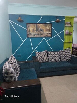 Living Room in 2 BHK Apartment at Shreeji Paradise, Aundh – for Rent