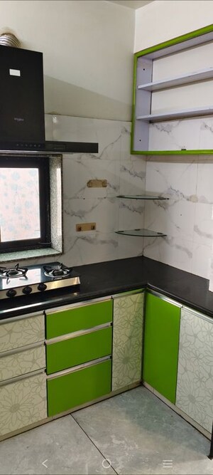 Kitchen in 3 BHK Apartment at Avirat Silver Radiance, Bodakdev – for Rent