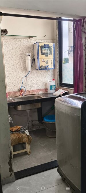 Kitchen in 3 BHK Apartment at Avirat Silver Radiance, Bodakdev – for Rent