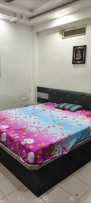 Bedroom in 3 BHK Apartment at Avirat Silver Radiance, Bodakdev – for Rent