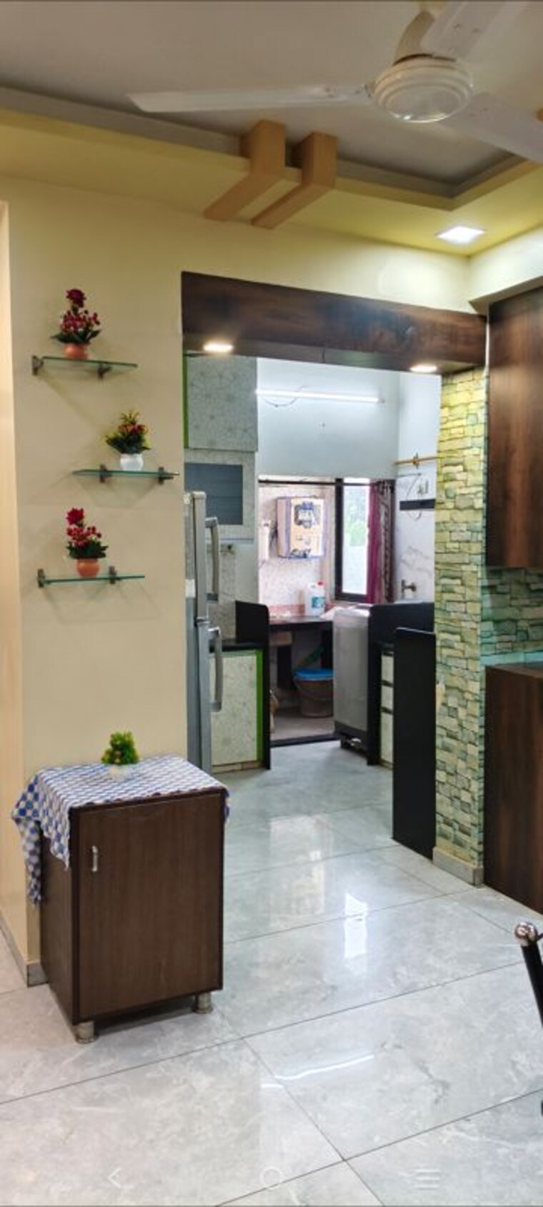 Kitchen, avirat-silver-radiance 3 Bedroom 1450 Sq.Ft. Apartment In Bodakdev Ahmedabad 10669088