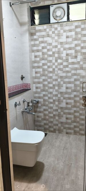 Bathroom in 3 BHK Apartment at Avirat Silver Radiance, Bodakdev – for Rent