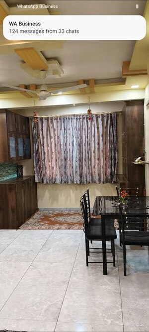 Living Room in 3 BHK Apartment at Avirat Silver Radiance, Bodakdev – for Rent