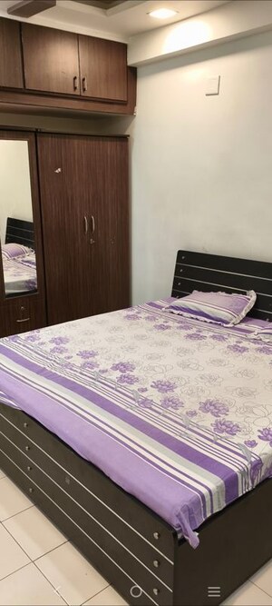 Bedroom in 3 BHK Apartment at Avirat Silver Radiance, Bodakdev – for Rent