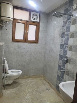 Bathroom in 3 BHK Builder Floor at Ansal Sushant Lok I, Sector 43 – for Rent