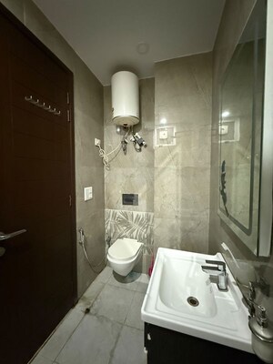 Bathroom in 2 BHK Builder Floor at Lajpat Nagar ii – for Rent
