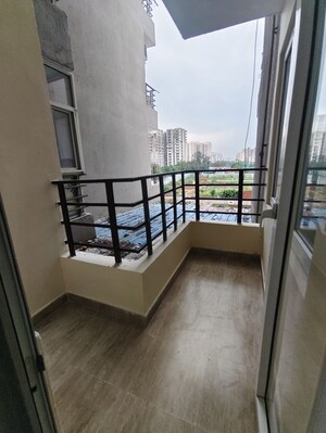 Balcony in 2 BHK Apartment at Bankey Bihari Aggarwal Heights, Raj Nagar Extension – for Rent