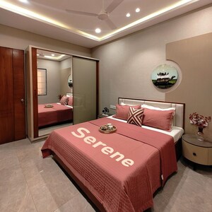 Bedroom in 3.5 BHK Villa at Sun Exotica, Tarsali – for Sale