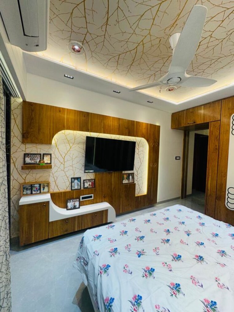 Bedroom, big-splash 3 Bedroom 1200 Sq.Ft. Apartment In Vashi Sector 17 Navi Mumbai 10669176