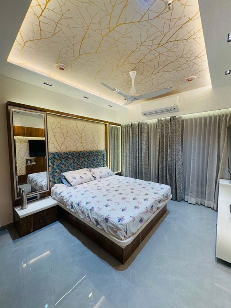 Bedroom, big-splash 3 Bedroom 1200 Sq.Ft. Apartment In Vashi Sector 17 Navi Mumbai 10669176