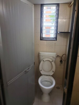 Bathroom in 1 BHK Apartment at Kunal Apartment CHS, Bhandup East – for Rent