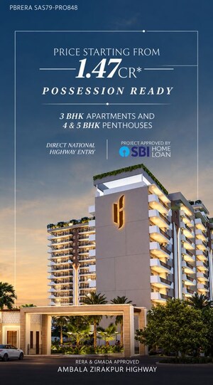 3 BHK Apartment For Sale in Northview Homez, Ambala Highway