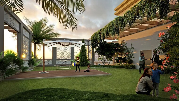 Garden, jaypee-buddh-circuit-studios 3 Bedroom 1550 Sq.Ft. Apartment In Sector 25 Yamuna Expressway Greater Noida 10668509