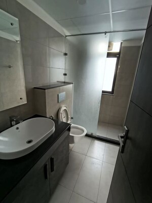 Bathroom in 3 BHK Apartment at Adani Samsara Vilasa, Sector 63 – for Rent