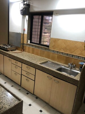 Kitchen in 4 BHK Apartment at Kuber Tower, Prabhadevi – for Rent