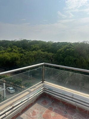 Balcony in 3 BHK Builder Floor at Greater Kailash – for Rent
