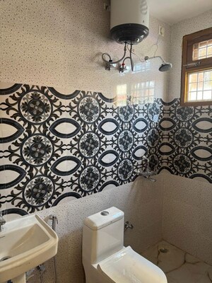 Bathroom in 3 BHK Builder Floor at Canal Road – for Rent