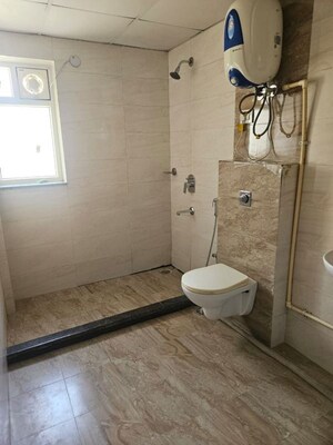 Bathroom in 3 BHK Apartment at Dhoran Rajpur Enclave, Govind Vihar – for Rent
