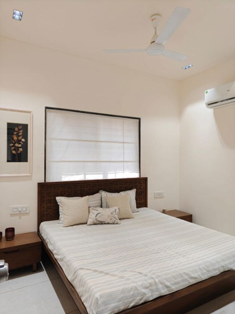 Bedroom, nishtha-rudra-villa 4 Bedroom 962 Sq.Ft. Apartment In Bill Vadodara 10664822