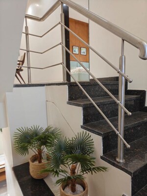 Staircase in 4 BHK Apartment at Nishtha Rudra Villa, Bill – for Sale