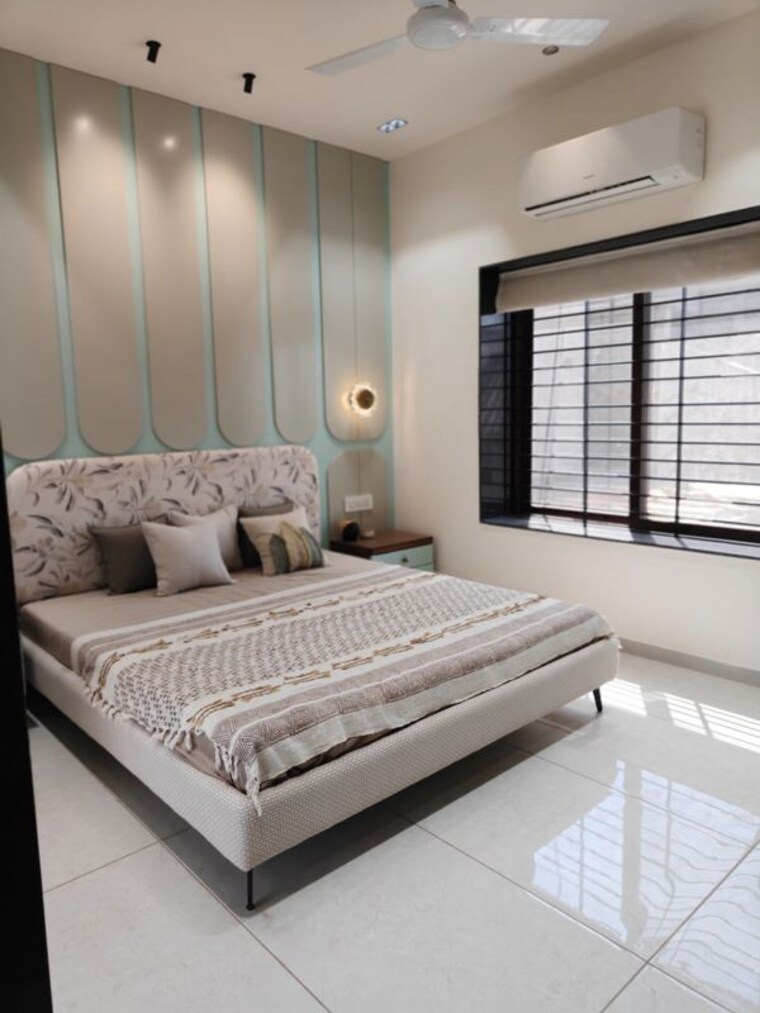 Bedroom, nishtha-rudra-villa 4 Bedroom 962 Sq.Ft. Apartment In Bill Vadodara 10664822