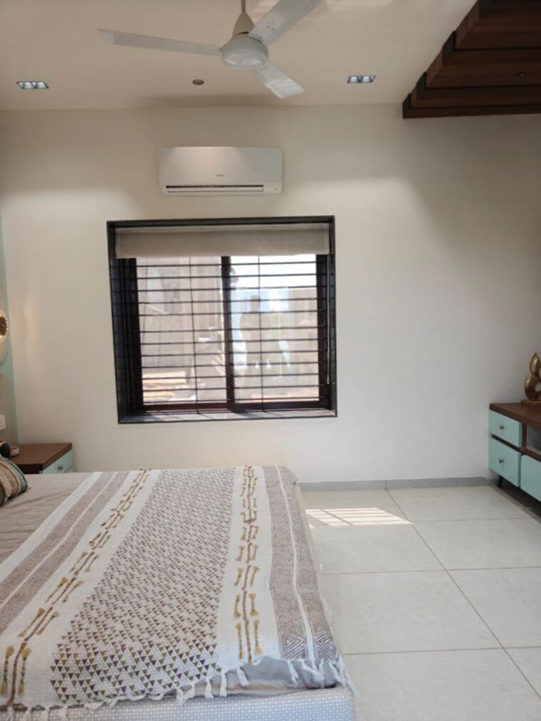 Bedroom, nishtha-rudra-villa 4 Bedroom 962 Sq.Ft. Apartment In Bill Vadodara 10664822