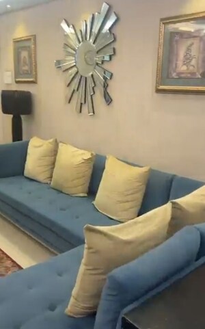 Living Room in 3 BHK Apartment at Big Splash, Vashi Sector 17 – for Rent