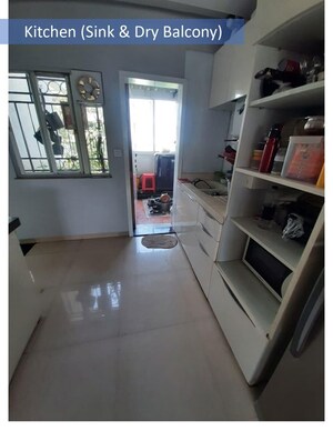Kitchen in 4 BHK Apartment at Pristine Constellation, Aundh – for Rent