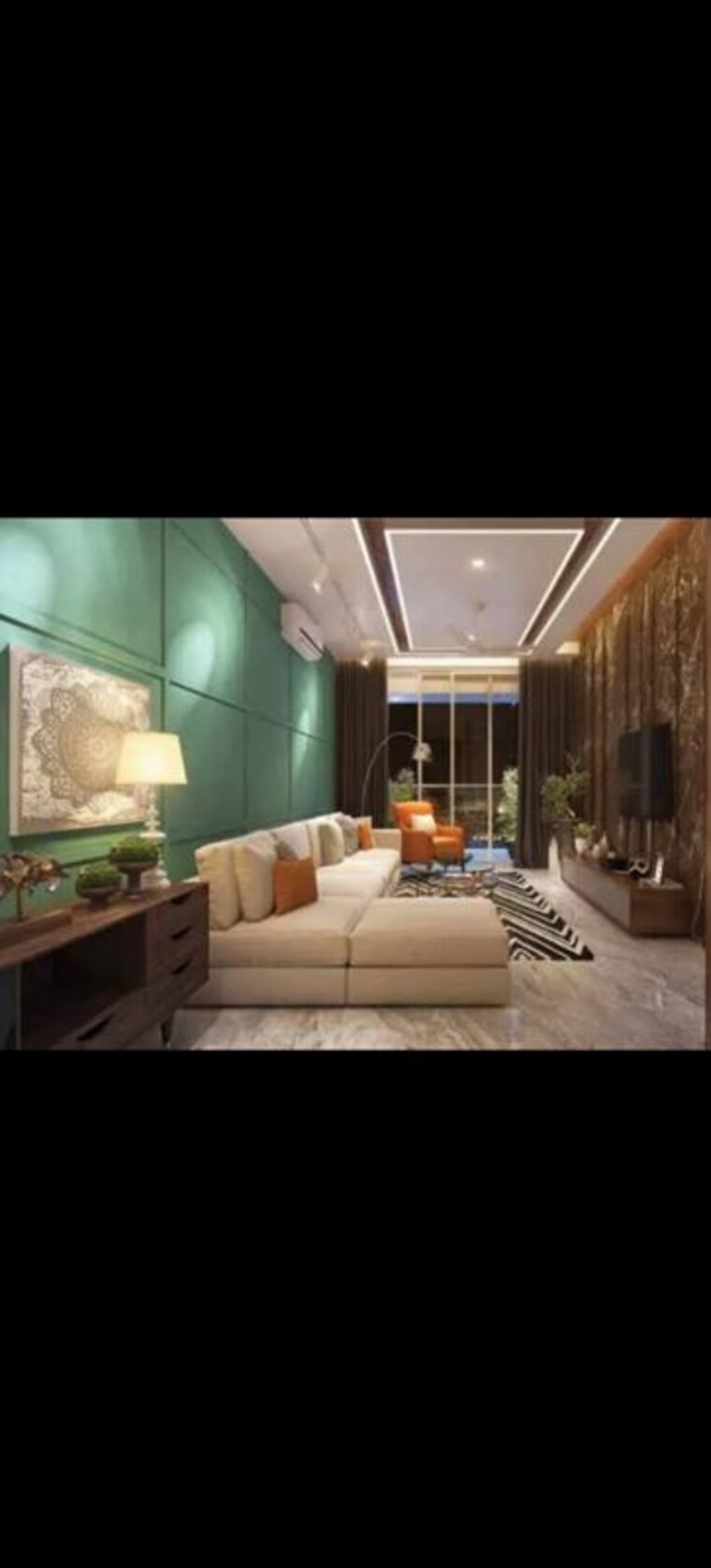 Living Room, vraj-tiara 5 Bedroom 2320 Sq.Ft. Apartment In Worli Mumbai 10669296