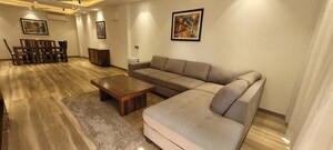 Living Room in 3 BHK Builder Floor at Greater Kailash I – for Rent