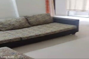 Living Room in 1 BHK Apartment at Karan Rhea, Wadegaon – for Rent
