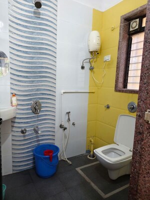 Bathroom in 2 BHK Apartment at Chandrabhaga Apartments, Kalyan West – for Rent