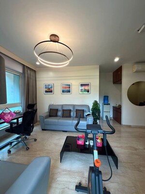 Living Room in 2 BHK Apartment at Marvel Piazza, Koregaon Park – for Rent