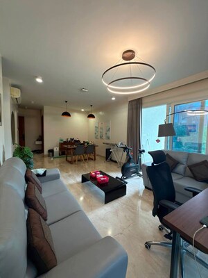 Living Room in 2 BHK Apartment at Marvel Piazza, Koregaon Park – for Rent
