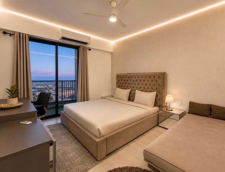 Bedroom, skywhales-vienna-greens 3 Bedroom 1323 Sq.Ft. Builder Floor In Sector 99a Gurgaon 10669439