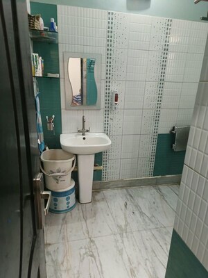 Bathroom in 3 BHK Builder Floor at Krishna Nagar – for Sale